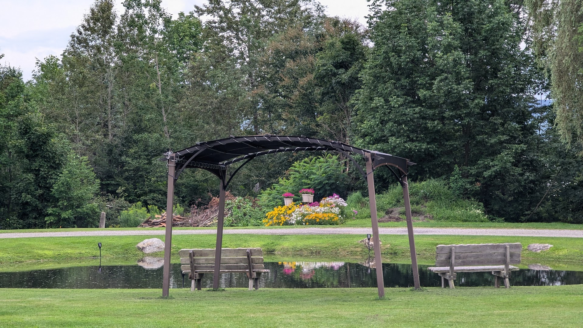 Pond at the campground